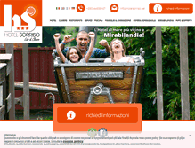 Tablet Screenshot of hotelsorriso.net